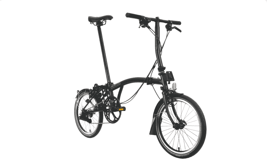 Brompton C-Line Urban - Typ S - 16 Zoll 2K Faltrad - Black Matt