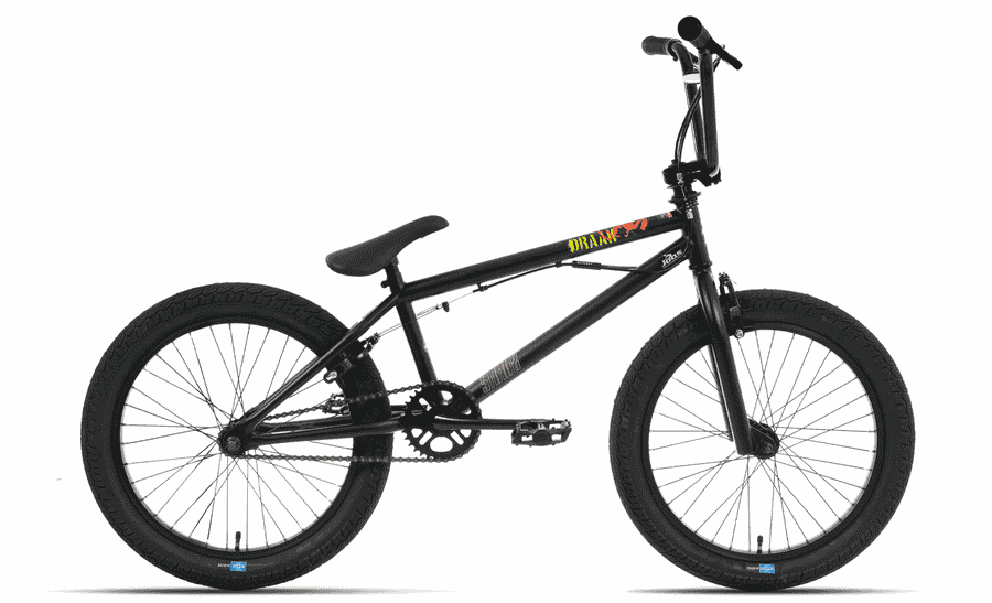 SI BMX Draak FS-1 - 20 Zoll 1K BMX - matt schwarz