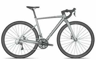 Scott Contessa Speedster Gravel 35 - 28 Zoll 16K Diamant - Whale Blue