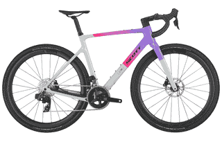 Scott Addict Gravel 20 - 28 Zoll 24K Diamant - narwal grey/fade purple