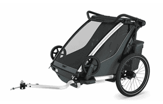 Thule Chariot Cross 2 double - Fahrradanhänger - Dark Slate