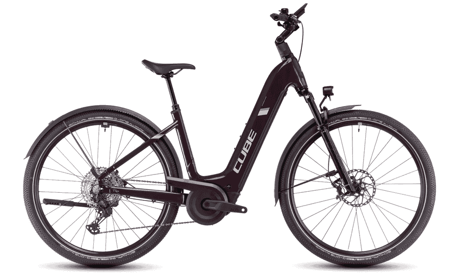 Cube Nuride Hybrid SLX Allroad - 28 Zoll 800Wh 12K Wave - amarone´n´lunar