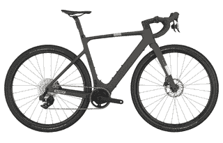 Scott Solace Gravel 30 - 28 Zoll 360Wh 12K Diamant - carbon black