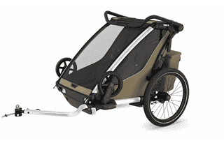 Thule Chariot Cross 2 double - Kinderfahrradanhänger - Faded Khaki