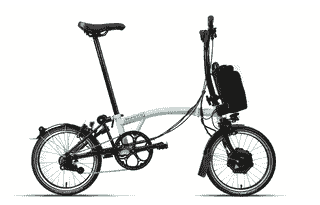 Brompton C-Line Electric Explore - Typ M - 16 Zoll 300Wh 6N Faltrad - Turkish Green