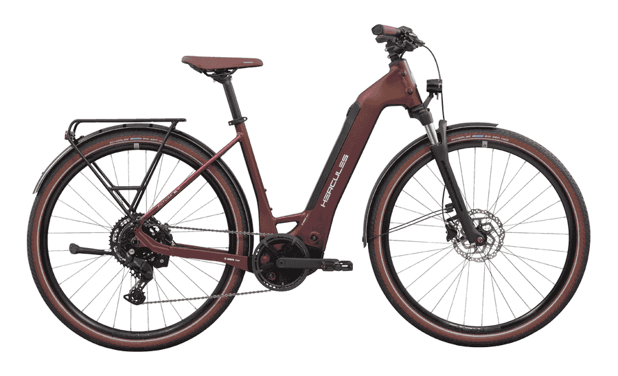 Hercules Futura SL I-9 - 28 Zoll 400Wh 9K Wave - ultimacy bordeaux-matt