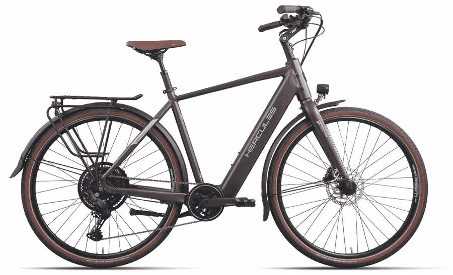 HERCULES Urbanico I-10 - 28 Zoll 410Wh 10K Diamant - nutria gold-matt