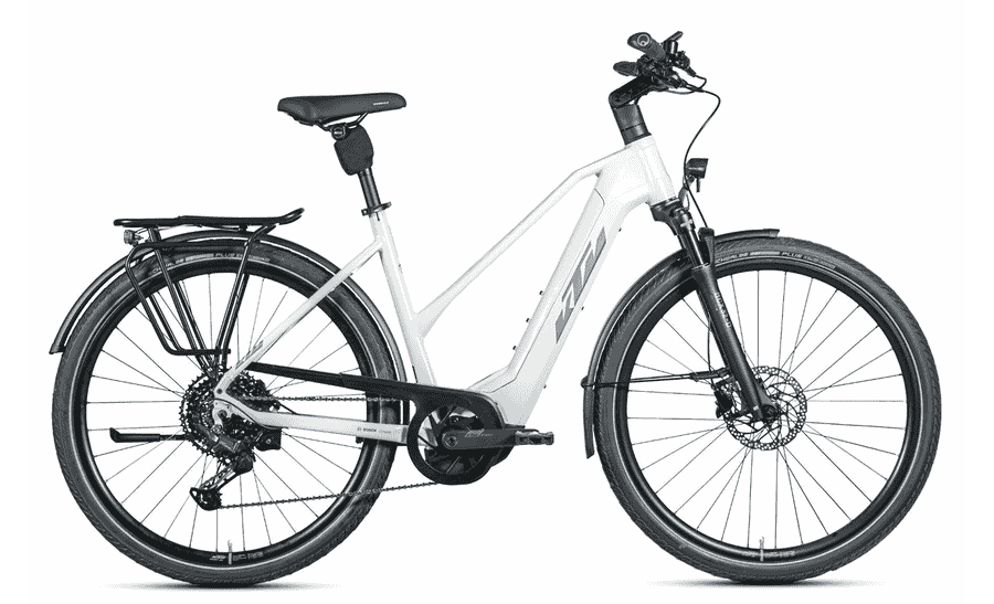KTM Macina Limited - 28 Zoll 625Wh 10K Trapez - Metallic White