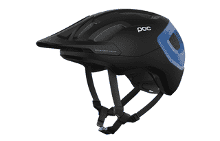 POC Axion - uranium black/opal blue metallic matt