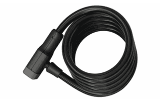 Abus Spiralkabelschloss Booster 6512K/180/12 - black 