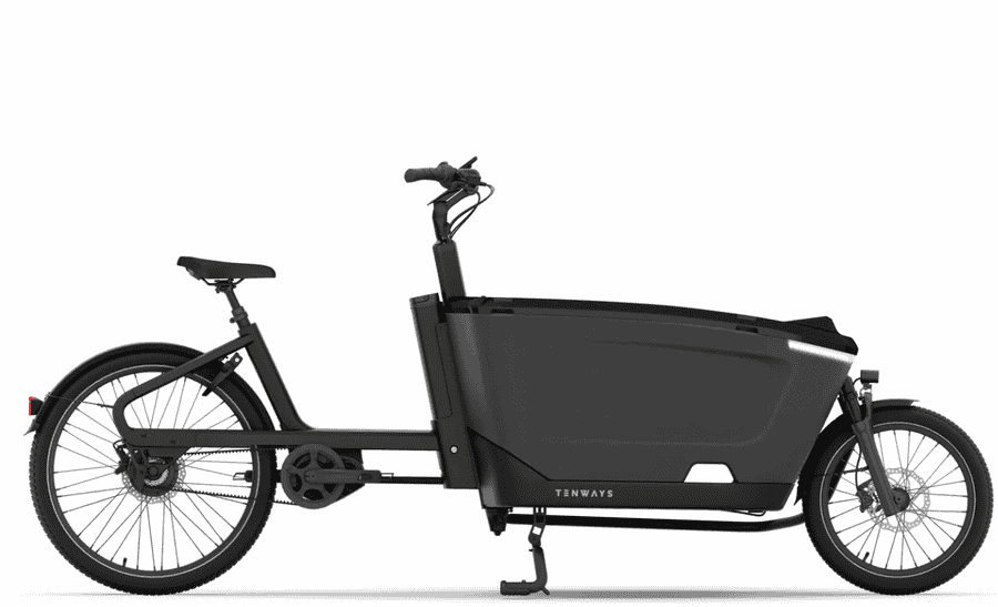 Tenways Cargo One - 20/26 Zoll 960Wh Enviolo Lastenrad - Midnight Black