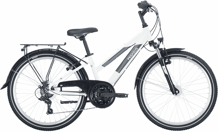 PEGASUS Avanti 18 24 - 24 Zoll 18K Trapez - white