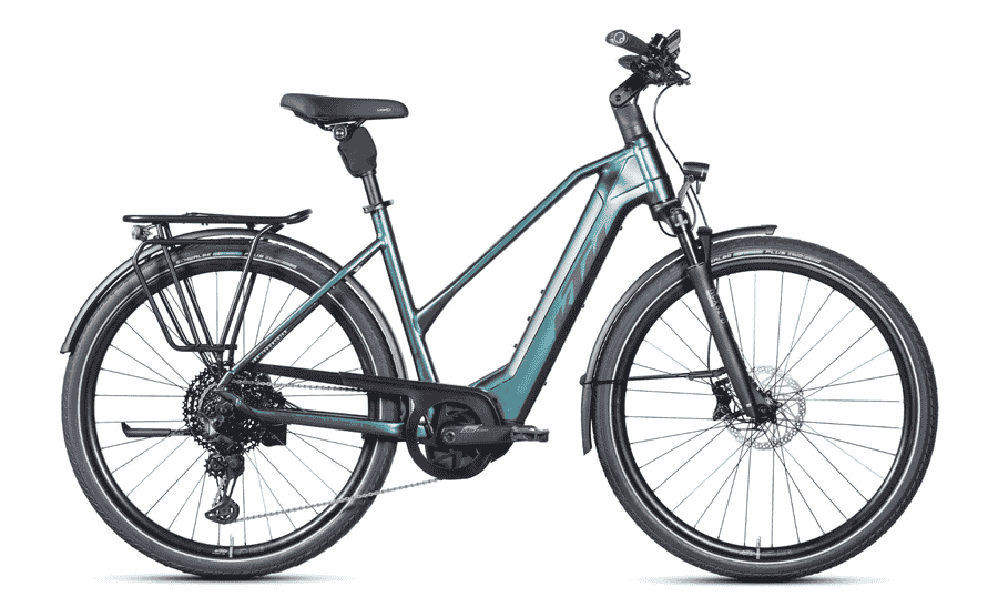 KTM Macina P-CX - 28 Zoll 750Wh 11K Trapez - Greenpurpleflip Matt