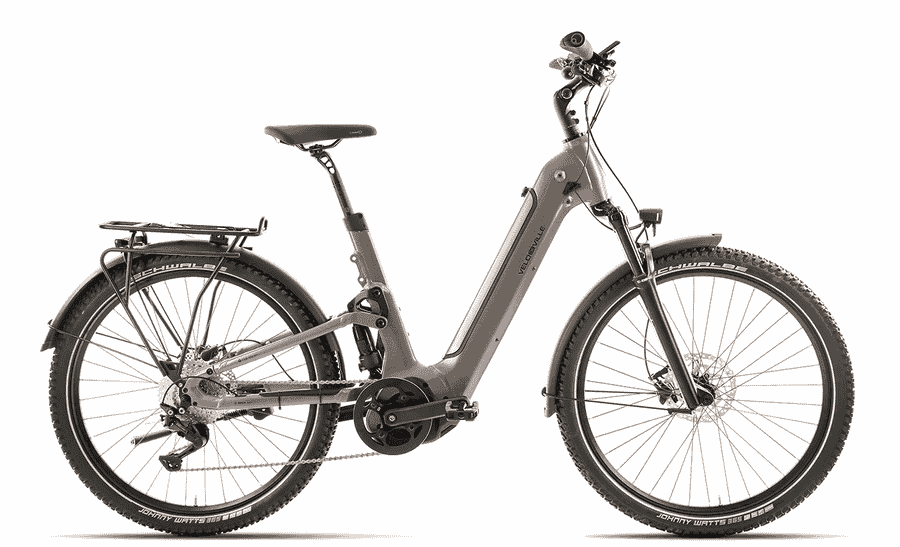 Velo de Ville FEB 990 Smart - 27,5 Zoll 625Wh 11K Wave - Eco Grey