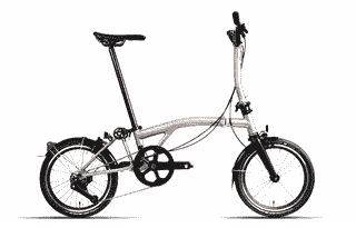 Brompton T Line Urban 4 speed - Typ M- 16 Zoll 4K Faltrad - Titan