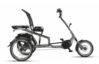 Pfautech Scoobo - 16/20 Zoll 500Wh 7N Dreirad - iron glimmer