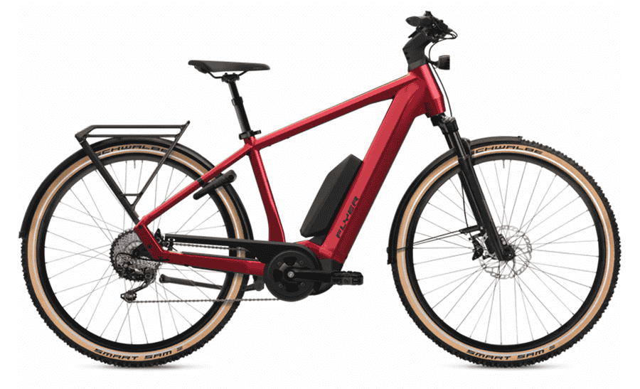 FLYER Upstreet 7.12 XC - 28 Zoll 750Wh 10K Diamant - Mercury Red Gloss