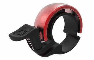Knog Oi Classic small Fahrradklingel - schwarz/rot