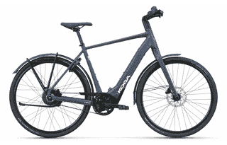 Koga E-Supermetro - 28 Zoll 400Wh Diamant Enviolo - jeans wrinke paint