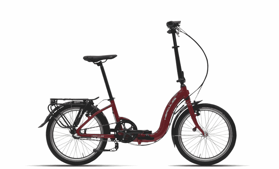HERCULES Versa R3 - 20 Zoll 3N-RT Faltrad - darkred-glossy
