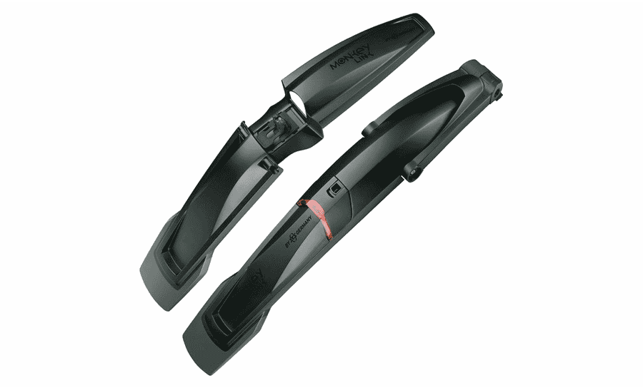 MonkeyLink Fender Schutzblech-Set MTB Connect (26 Zoll - 29 Zoll) - schwarz