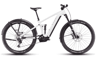 Cube Stereo Hybrid ONE44 EXC Allroad metallicwhite´n´black - 27.5 // 29 Zoll 800Wh 12K Fully - whitemarble´n´black