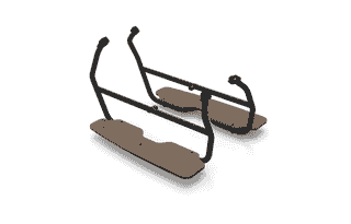 CUBE Trittbrett Set Longtail