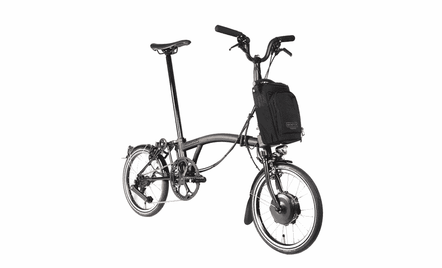 Brompton P-Line Electric Urban 4-speed - Typ H- 16 Zoll 300Wh 4K Faltrad - Bronze Sky