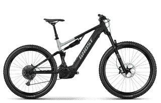 GHOST E-ASX UNIVERSAL HIGH - 29/27,5 Zoll 12K 800Wh Fully - blazing black/misty gray