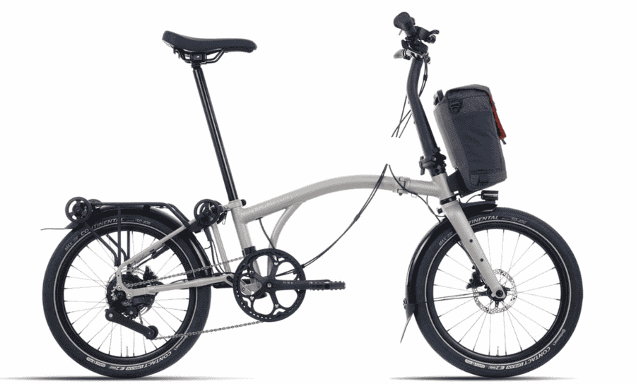 Brompton G Line Electric - 20 Zoll 345Wh 4K Faltrad - Traildust White