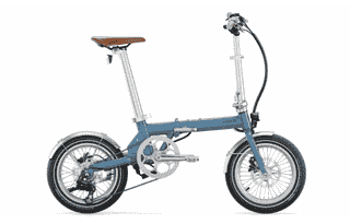 Eovolt Morning Vintage - 16 Zoll 230Wh 4K Faltrad - Satin Blau