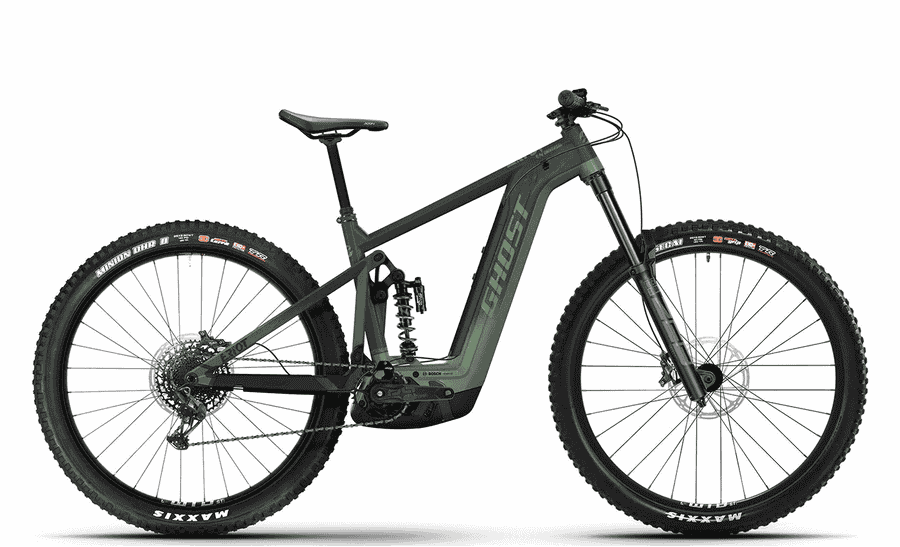 Ghost E-Riot EN Universal - 27.5 // 29 Zoll 750Wh 12K Fully - dark green/met. green - glossy