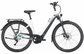 PEGASUS Premio Evo 10 Lite - 28 Zoll 750Wh 10K Wave - metallic off white