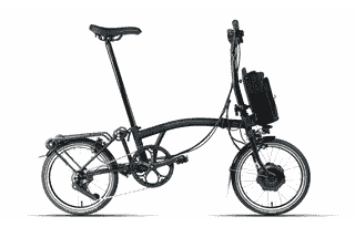 Brompton C-Line Electric - 12 Speed - Typ H - 16 Zoll 300Wh 12K Faltrad - Ocean Blue