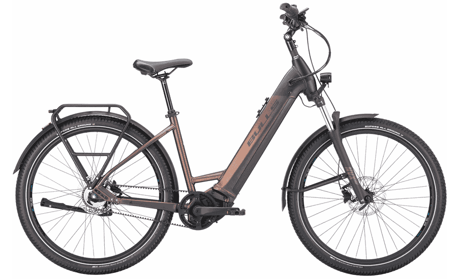 BULLS Iconic EVO Belt 27.5 - 27.5 Zoll 750Wh 5N Wave - glass christal drill brown / black matt