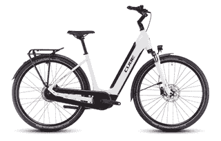 Cube Supreme Hybrid Comfort ONE 500 - 26 // 28 Zoll 500Wh 8N Wave - metallicwhite´n´black