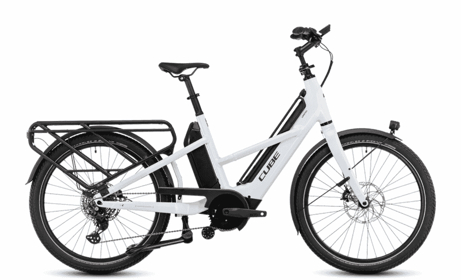 Cube Longtail Sport Hybrid 725 - 26 Zoll 725Wh 10K Lastenrad - flashwhite´n´reflex