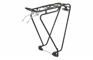 Comus Gepäckträger für Scheibenbremsen 26 Zoll - 28 Zoll