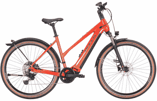 BULLS Cross Rider EVO 2 - 29 Zoll 750Wh 11K Trapez - metallic orange / chrome red